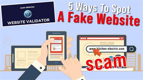 how to detect a fake site